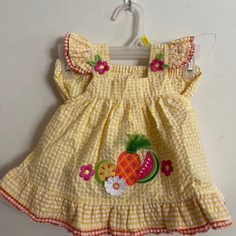 Good Lad 2-pc Seersucker Infant Girl Dress